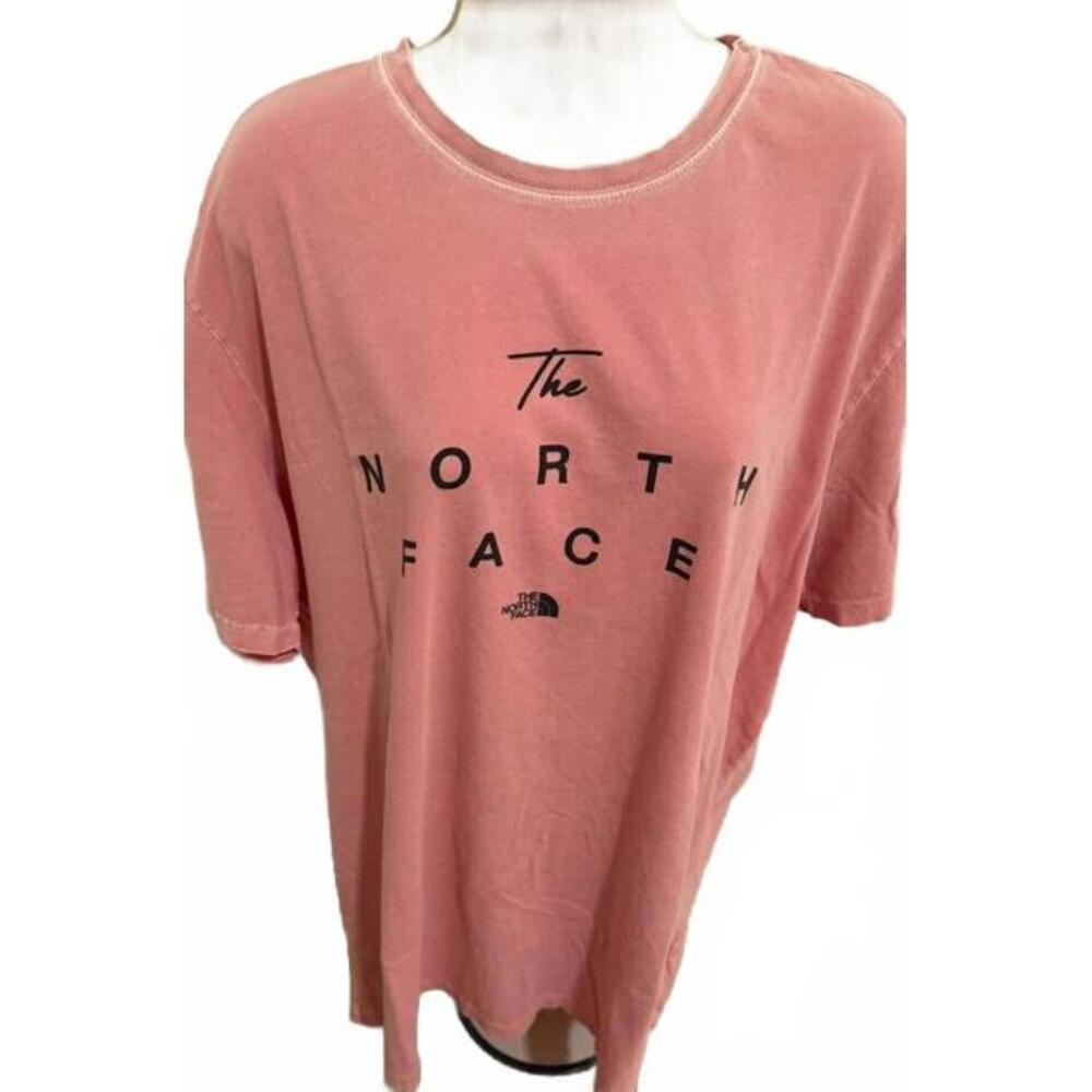 THE NORTH FACE MENS XLARGE T SHIRT LIGHT PINK SHORT SLEEVE